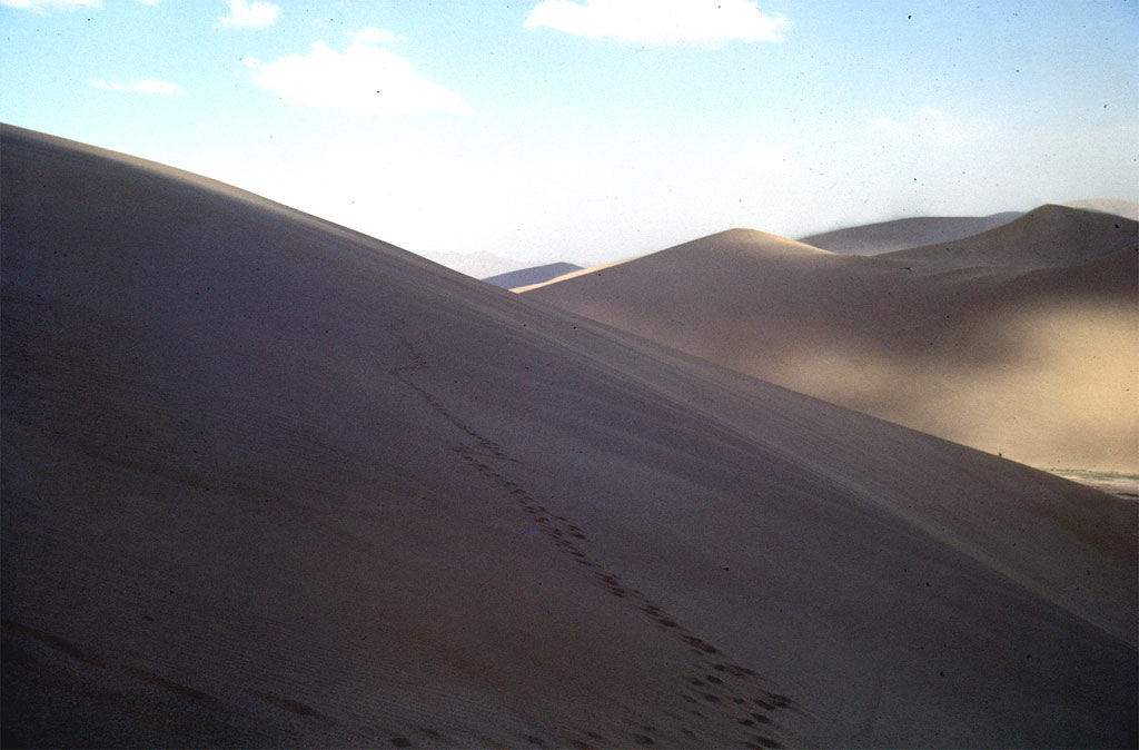 Ørken nær Turfan i Xinjiang provinsen