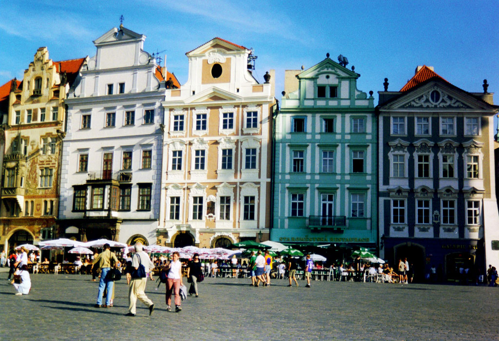 In the center of Prague