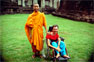 Monk posing in Phi Mai