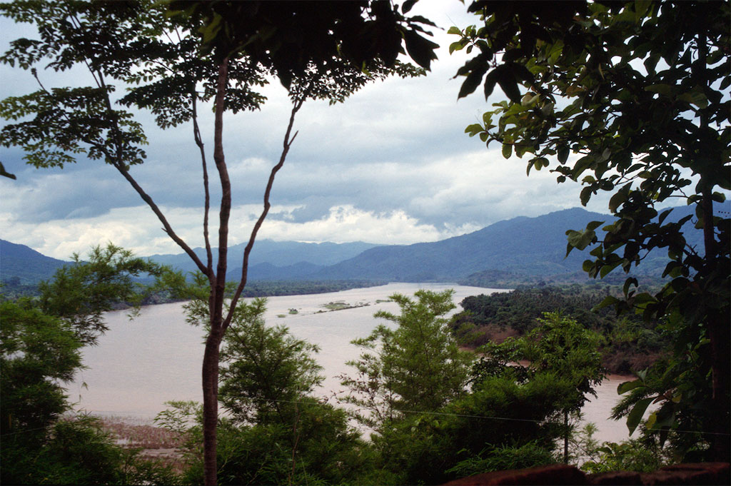 View to Myanmar and Laos at The Golden Triangle